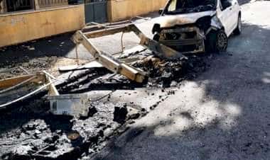 В Остии поджигают мусорные контейнеры