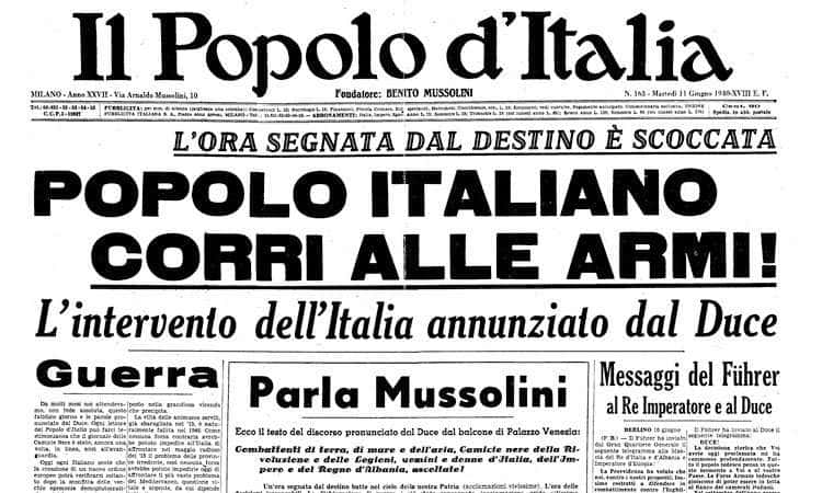Газета Il Popolo d’Italia