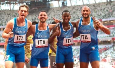 Италия выиграла золото в эстафете