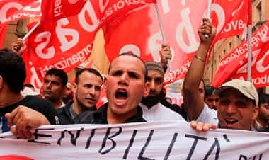 Всеобщая забастовка в Италии