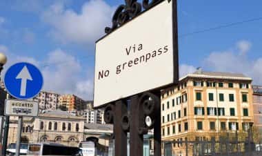 Транспорт солидарности Италии против принудительной вакцинации