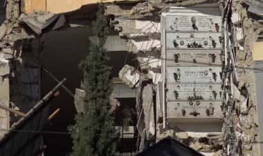 На кладбище Поджореале в Неаполе произошло обрушение