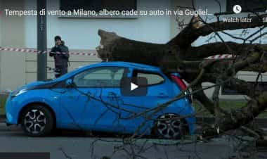 В Милане ураган