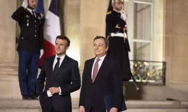 Марио Драги посетил Париж с рабочим визитом